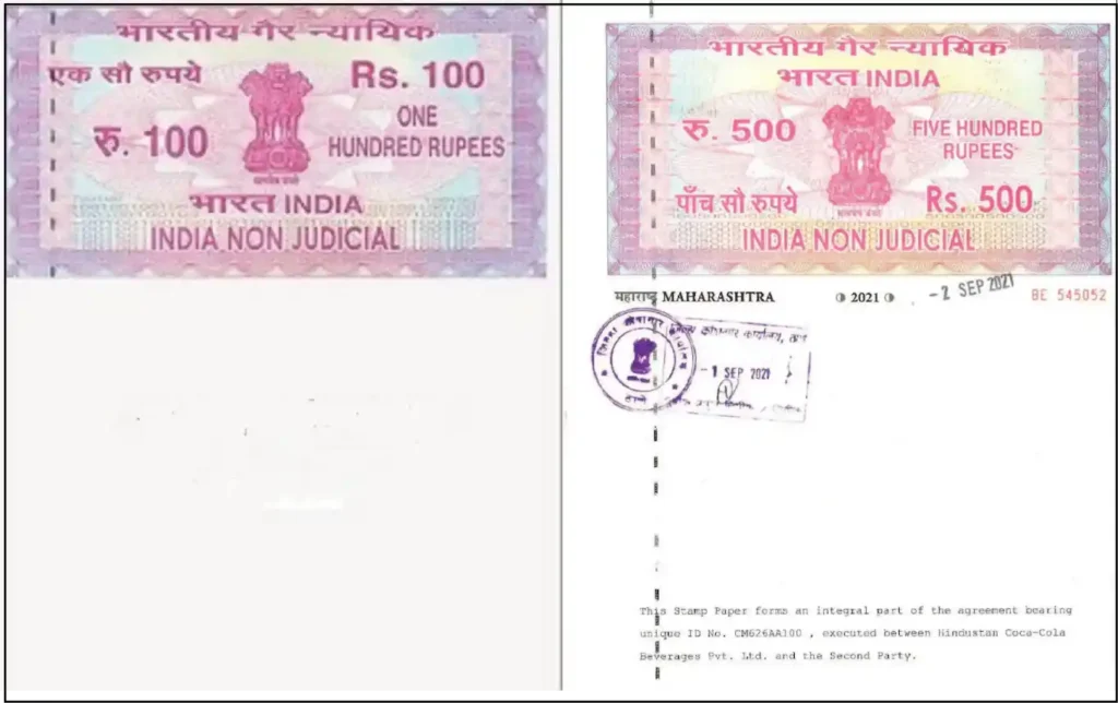 stamp paper land transfer to new owner